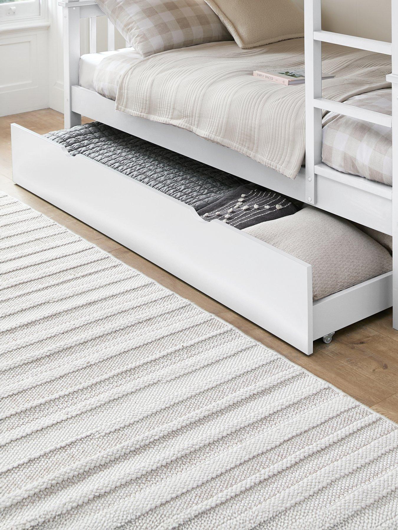 The Very Collection Classic Novara Kids Under Bed Storage Drawer Add-on - White - FSC® Certified