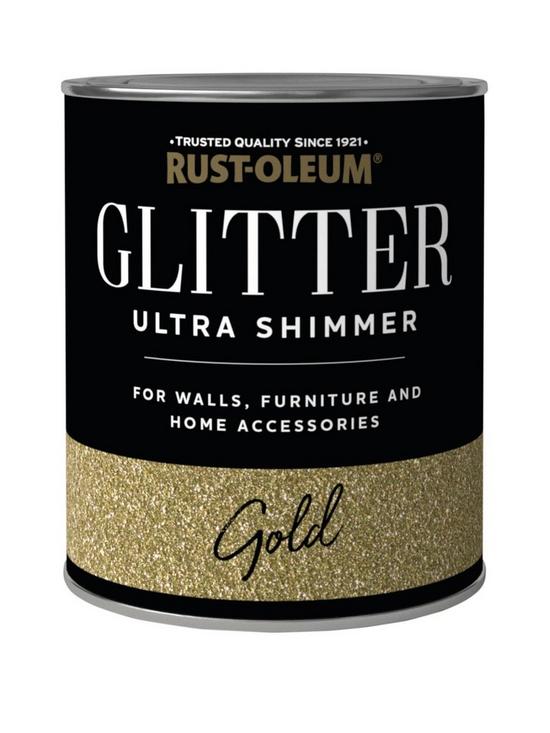 front image of rust-oleum-glitter-ultra-shimmer-gold-250ml