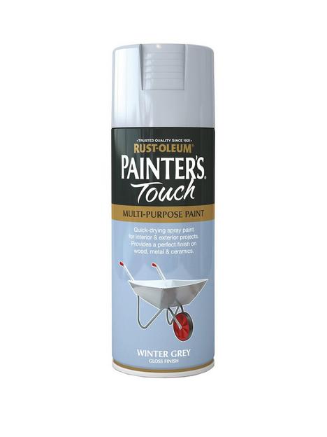 rust-oleum-painterrsquos-touch-winter-grey-gloss-finish-multi-purpose-spray-paint-400ml