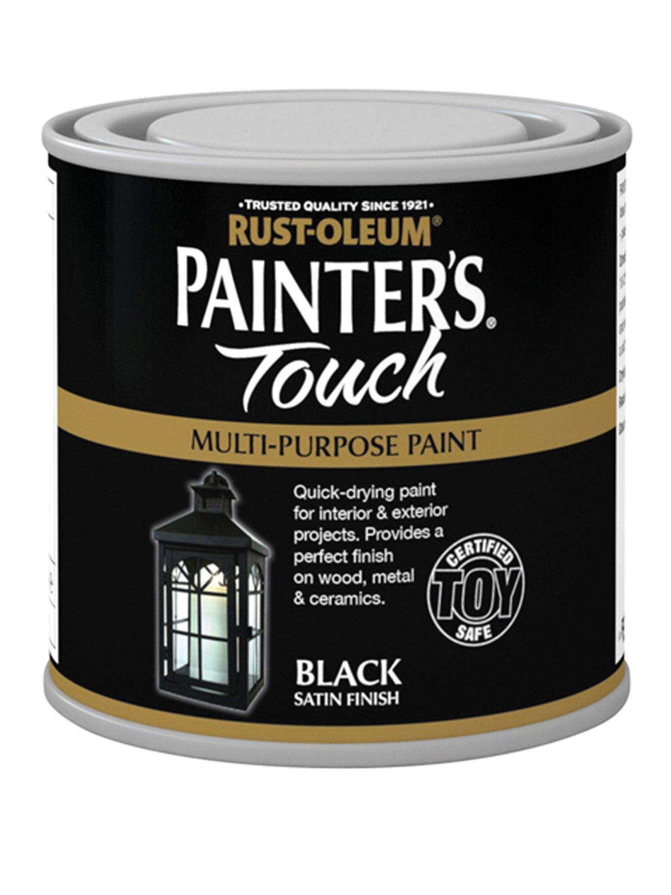undefined Painter’s Touch Toy Safe Satin Finish Multi-Purpose Paint – Black 250 ml