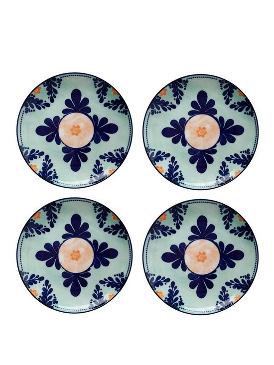 front image of maxwell-williams-majolica-side-plates-ndash-set-of-4