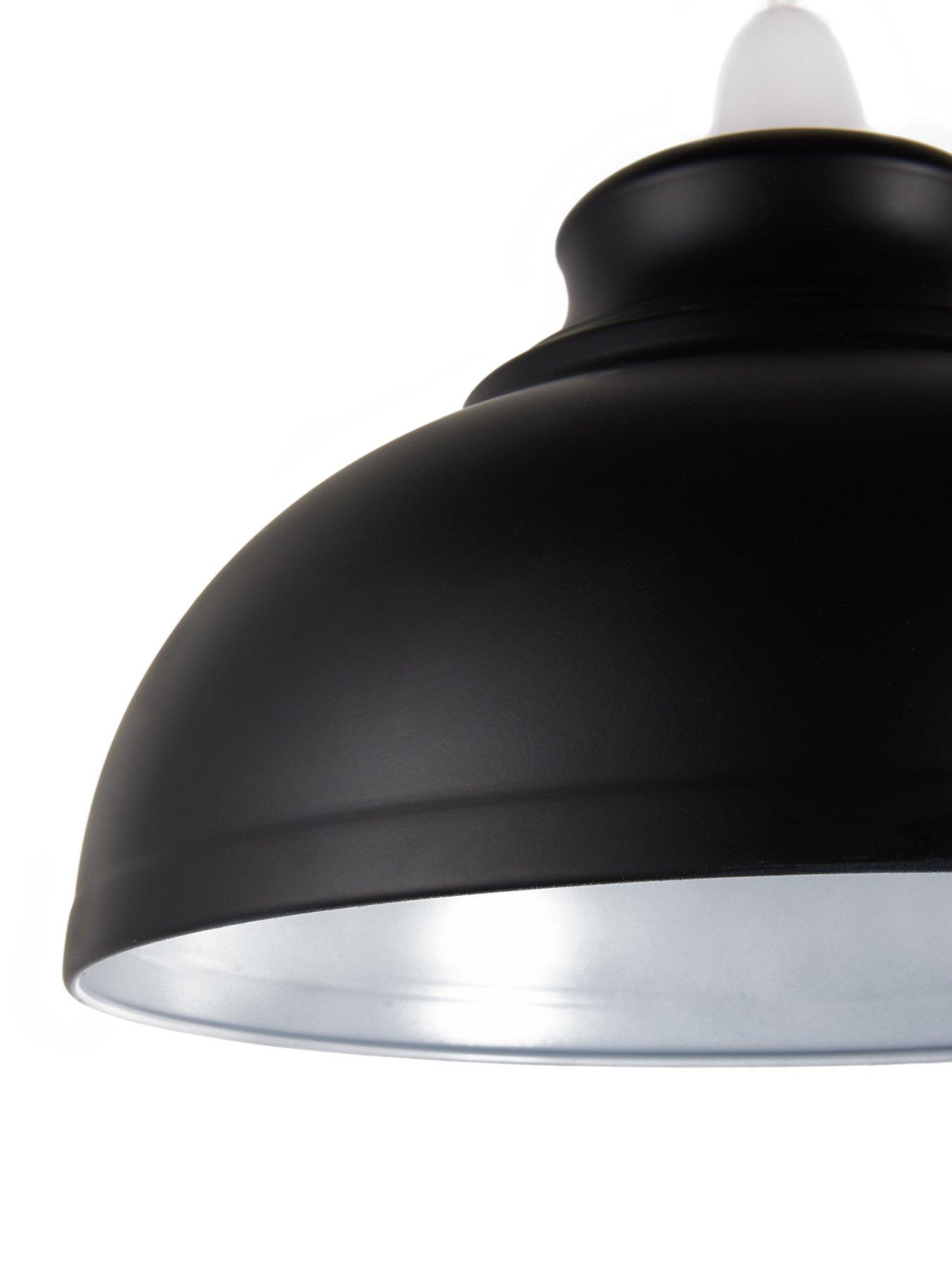Image 3 of 4 of Everyday Dome Spun Metal Shade -&nbsp;Black