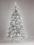  image of 8ft-silver-grey-sparkle-christmas-tree-with-frosted-tips