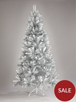 8ft-silver-grey-sparkle-christmas-tree-with-frosted-tips