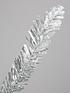  image of 8ft-silver-grey-sparkle-christmas-tree-with-frosted-tips