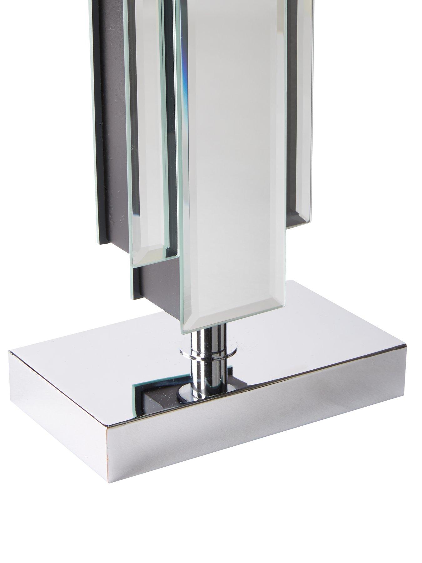 Image 3 of 5 of Very Home Rene Mirrored Glass Table Lamp