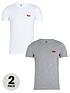  image of levis-2-pack-crew-neck-graphic-t-shirt-whitegrey