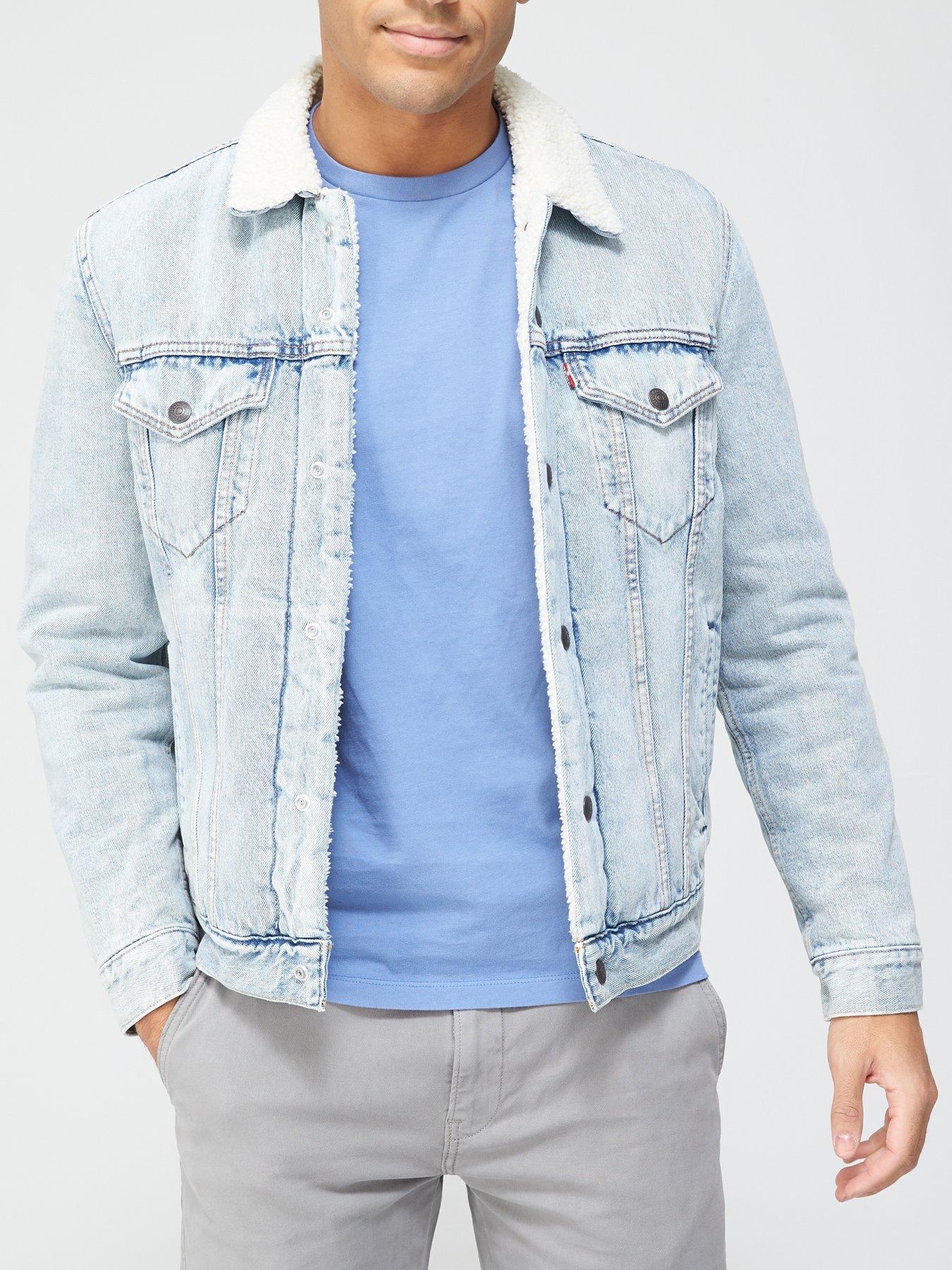 levi's padded denim jacket
