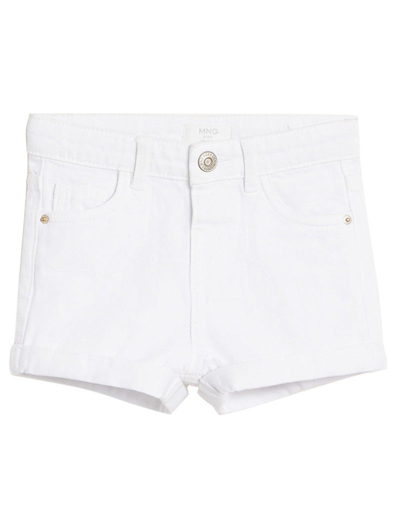 white denim shorts for baby girl