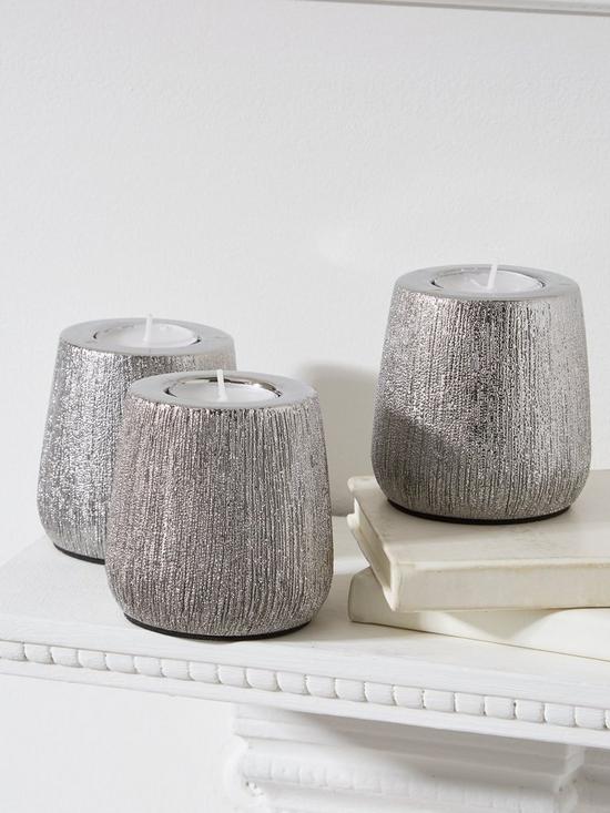 stillFront image of very-home-set-of-3-glitter-tealight-candle-holders