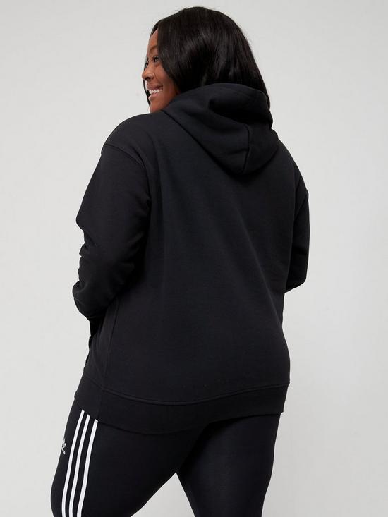 stillFront image of adidas-originals-plusnbsptrefoil-hoodie-black