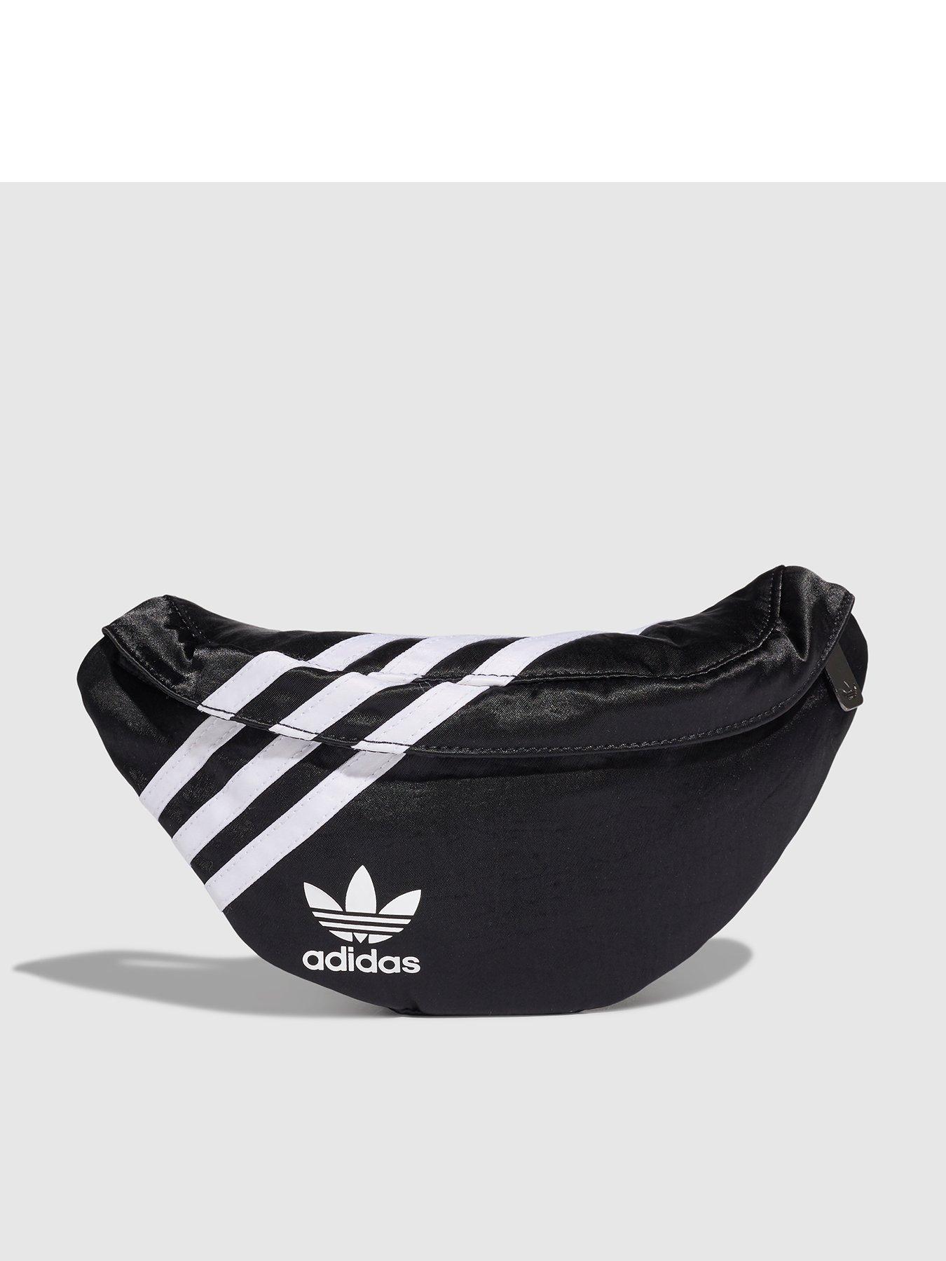 adidas black waist bag