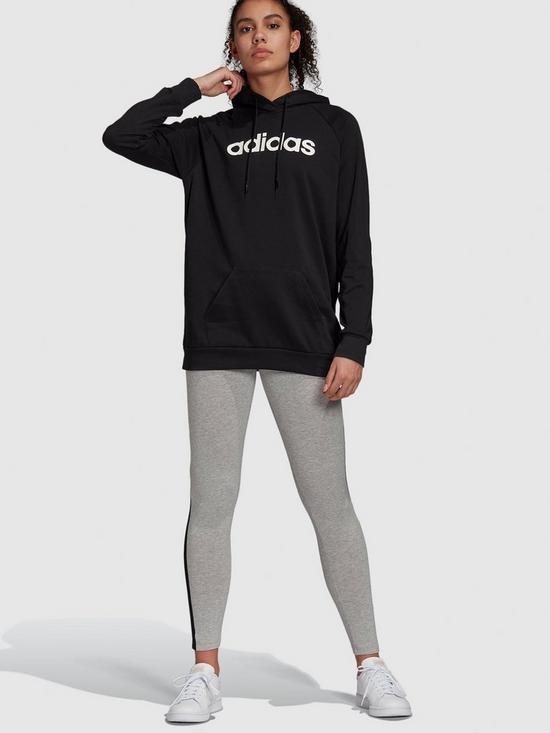 front image of adidas-hoodie-amp-leggingsnbsptracksuit-blacknbsp