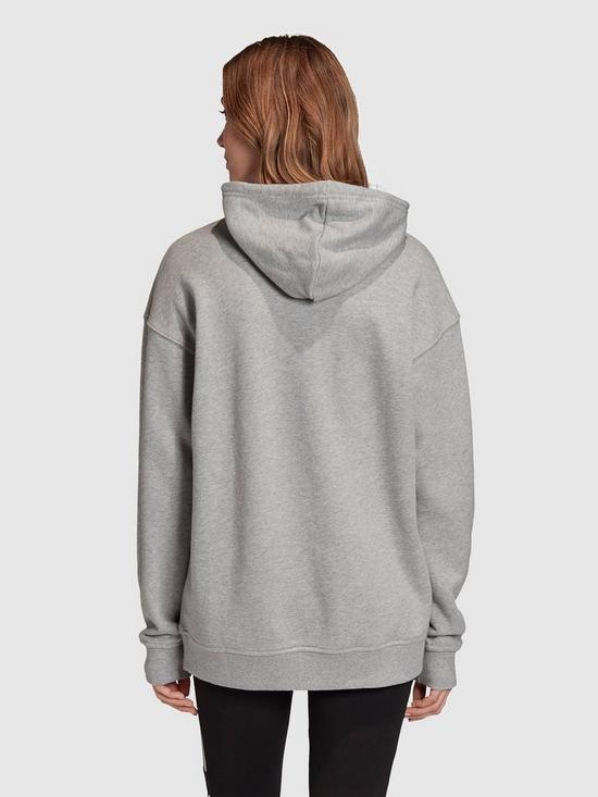 stillFront image of adidas-originals-trefoil-hoodie-medium-grey-heather