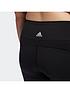  image of adidas-believe-this-3-stripe-78-leggingsnbspplus-size-blacknbsp