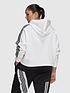  image of adidas-originals-plus-cropped-hoodie-white