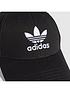  image of adidas-originals-trefoil-baseball-cap-black