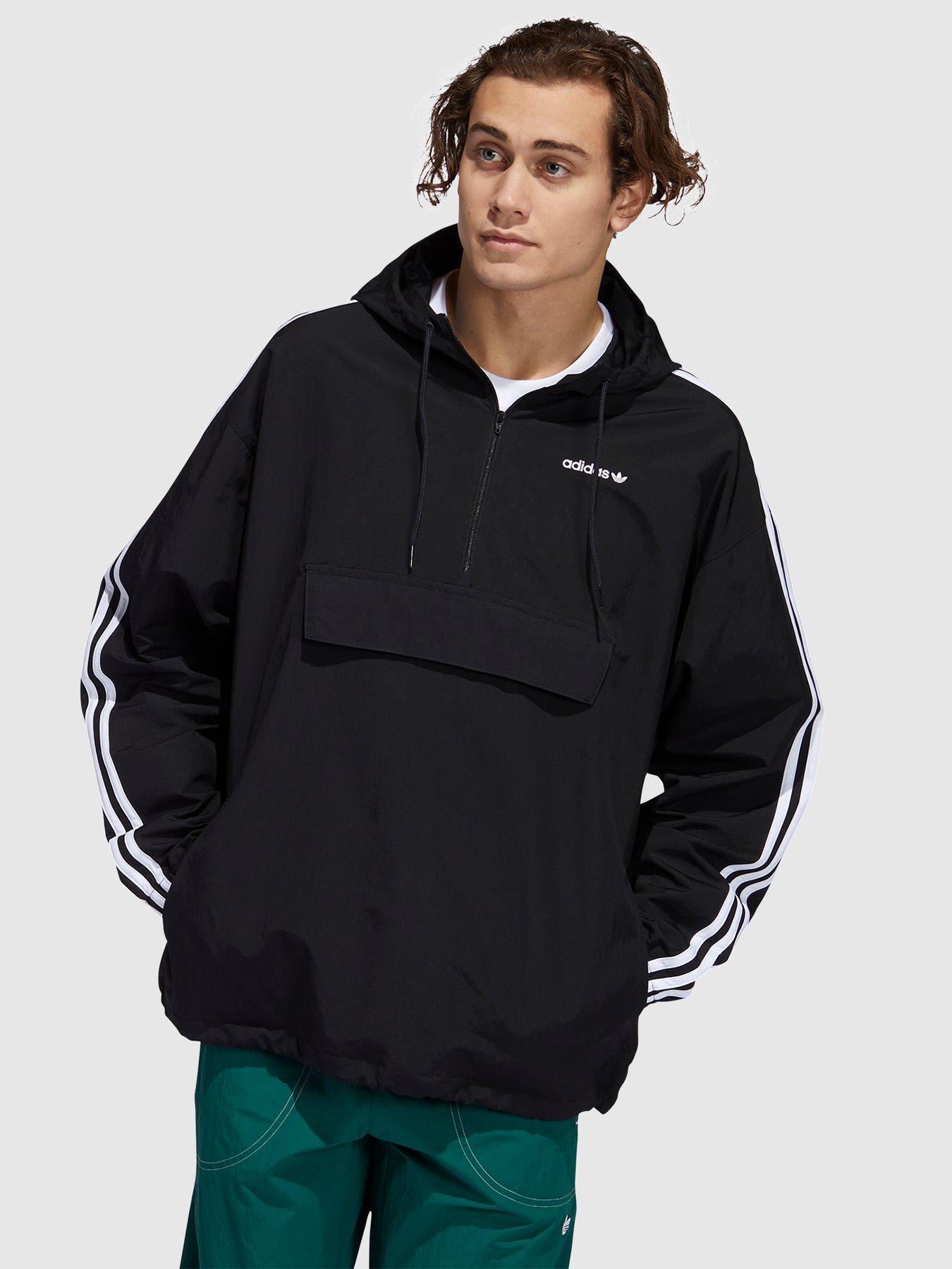 adidas anorak black