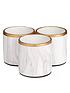  image of set-of-3-marble-effect-planterstealight-holders-with-gold-edging