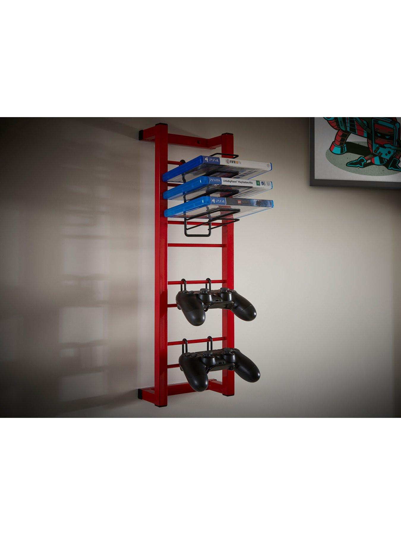 Lloyd Pascal Virtuoso Wall Mounted Video Console Games And Accessory Storage Littlewoods Com