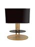  image of avf-chepstow-combi-930-tv-unit--oak-black-glassnbsp--fits-up-to-65-inch-tv