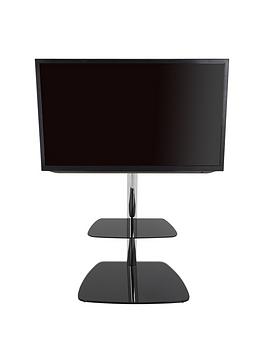 AVF Avf Iseo 600 Tv Unit - Chrome/Black Glass - Fits Up To 55 Inch Tv Picture
