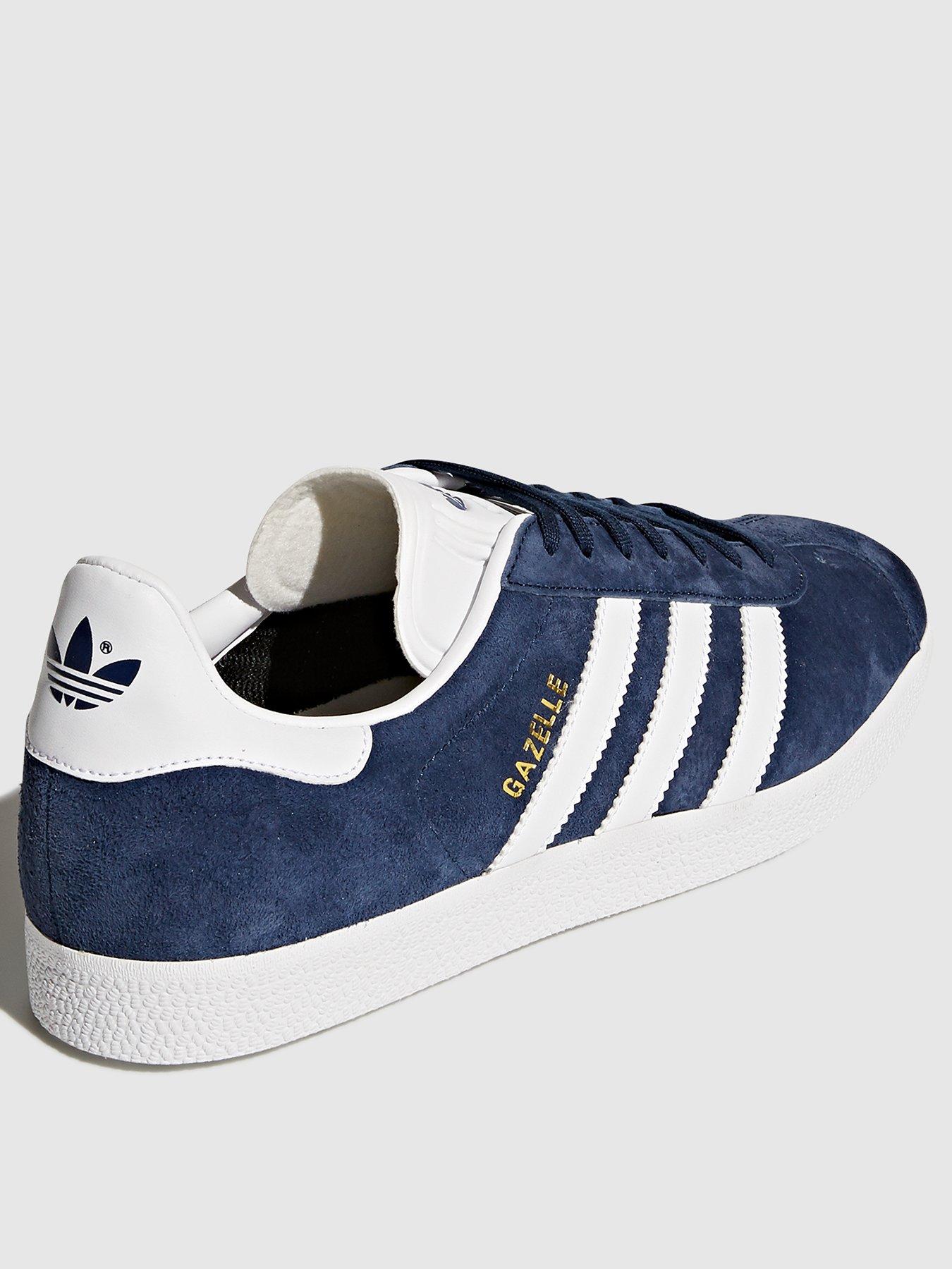 navy and white gazelles