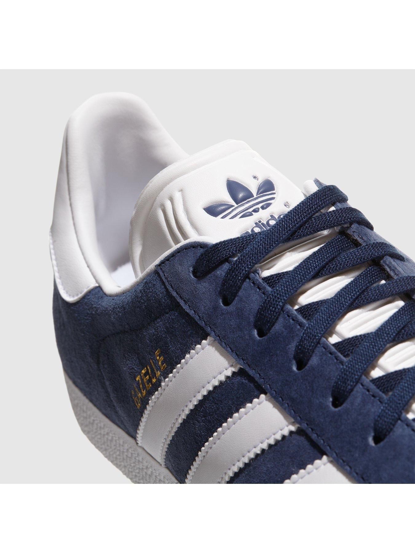 Image 6 of 6 of adidas Originals Gazelle - Navy/White