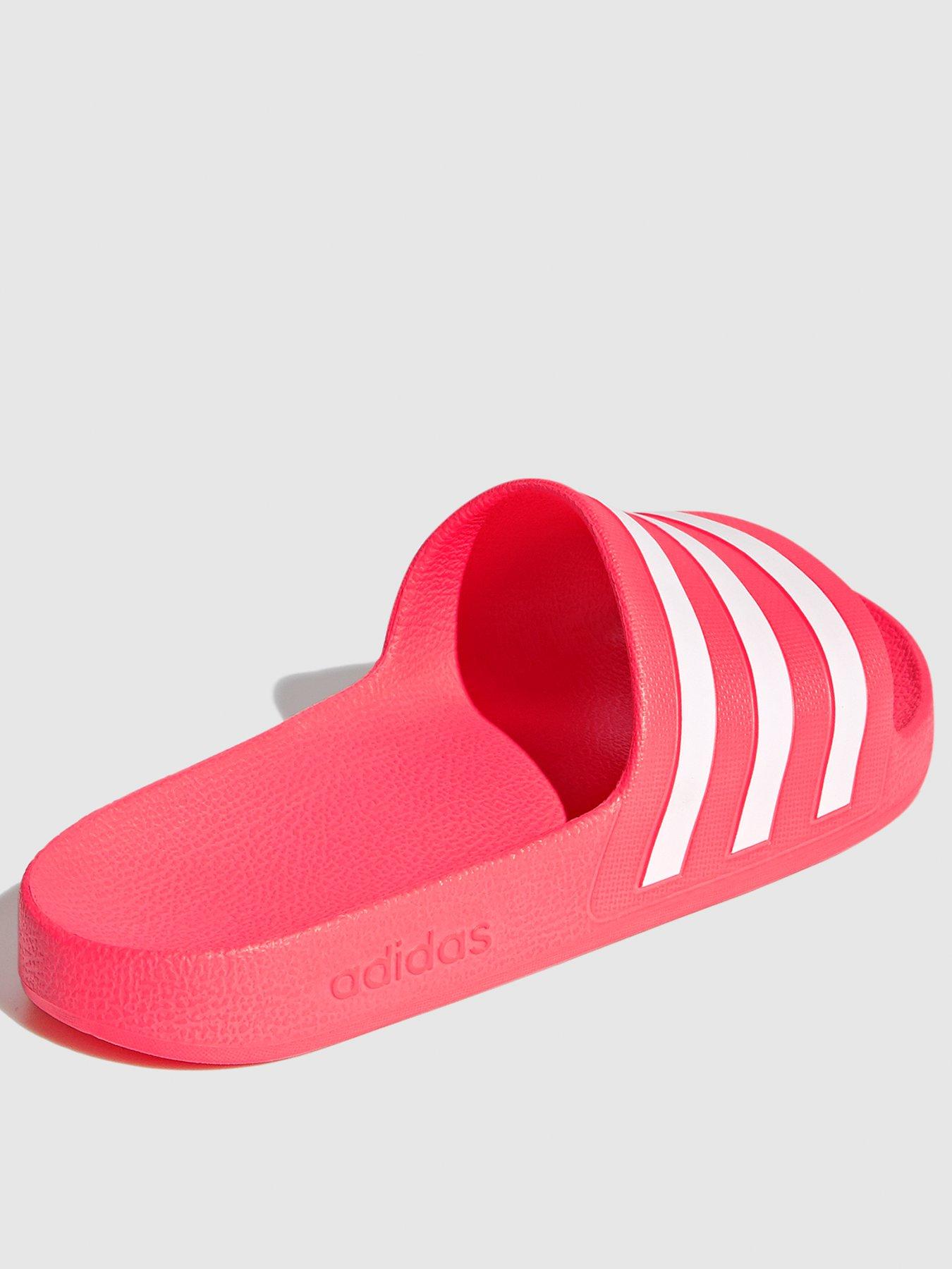 adilette aqua slides pink