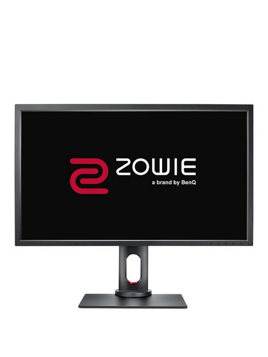 front image of benq-zowie-xl2731-27-inch-gaming-monitor-144hz-freesync-vga-dvi-d-hdmi-dp-1920x1080-10001-1ms-300cdm2-shield-height-adjust-grey