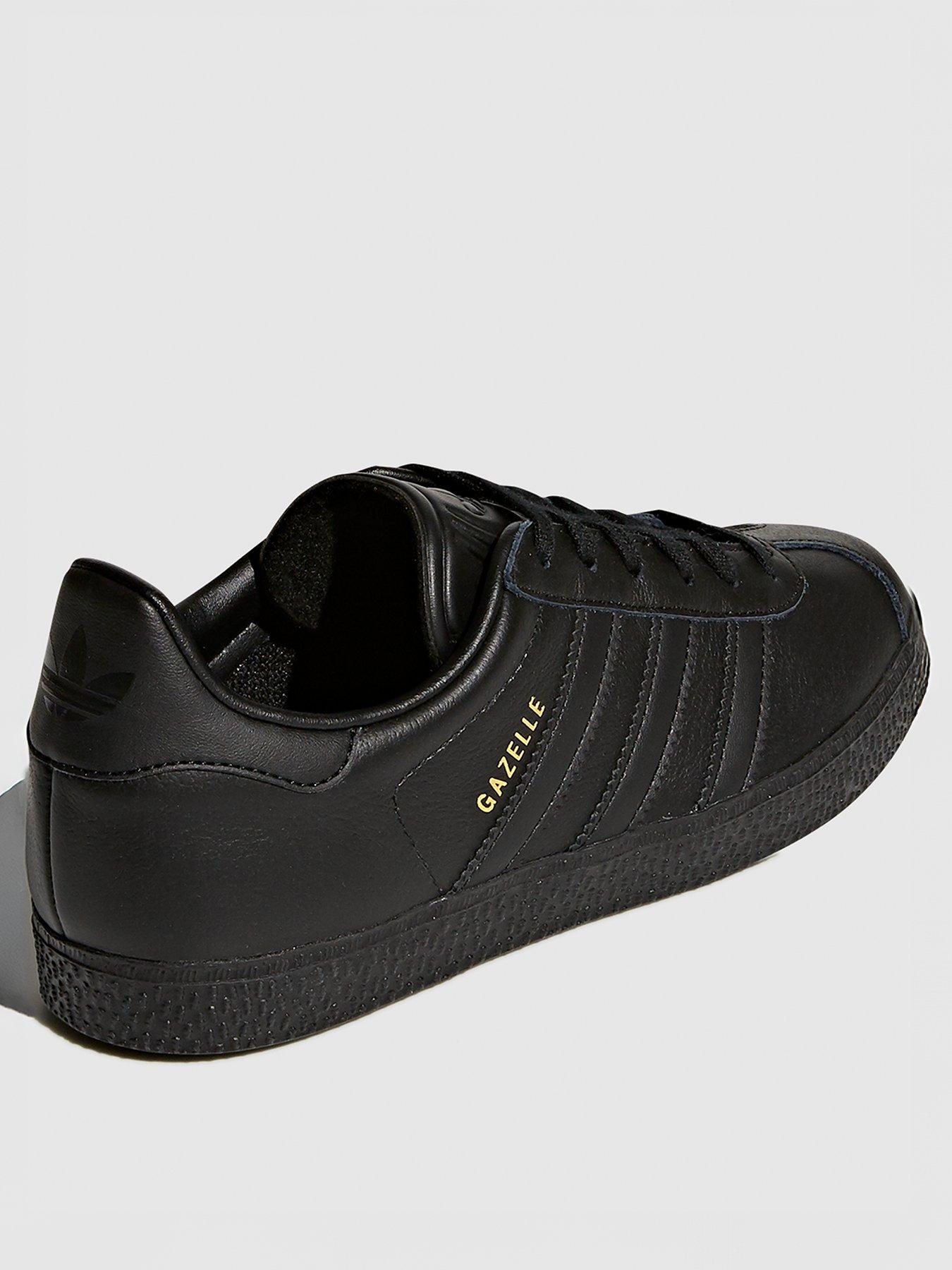  image of adidas-originals-gazelle-junior-trainers-black