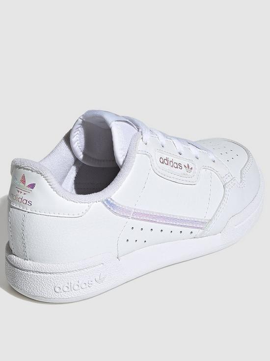 stillFront image of adidas-originals-continental-80-childrens-trainers-white