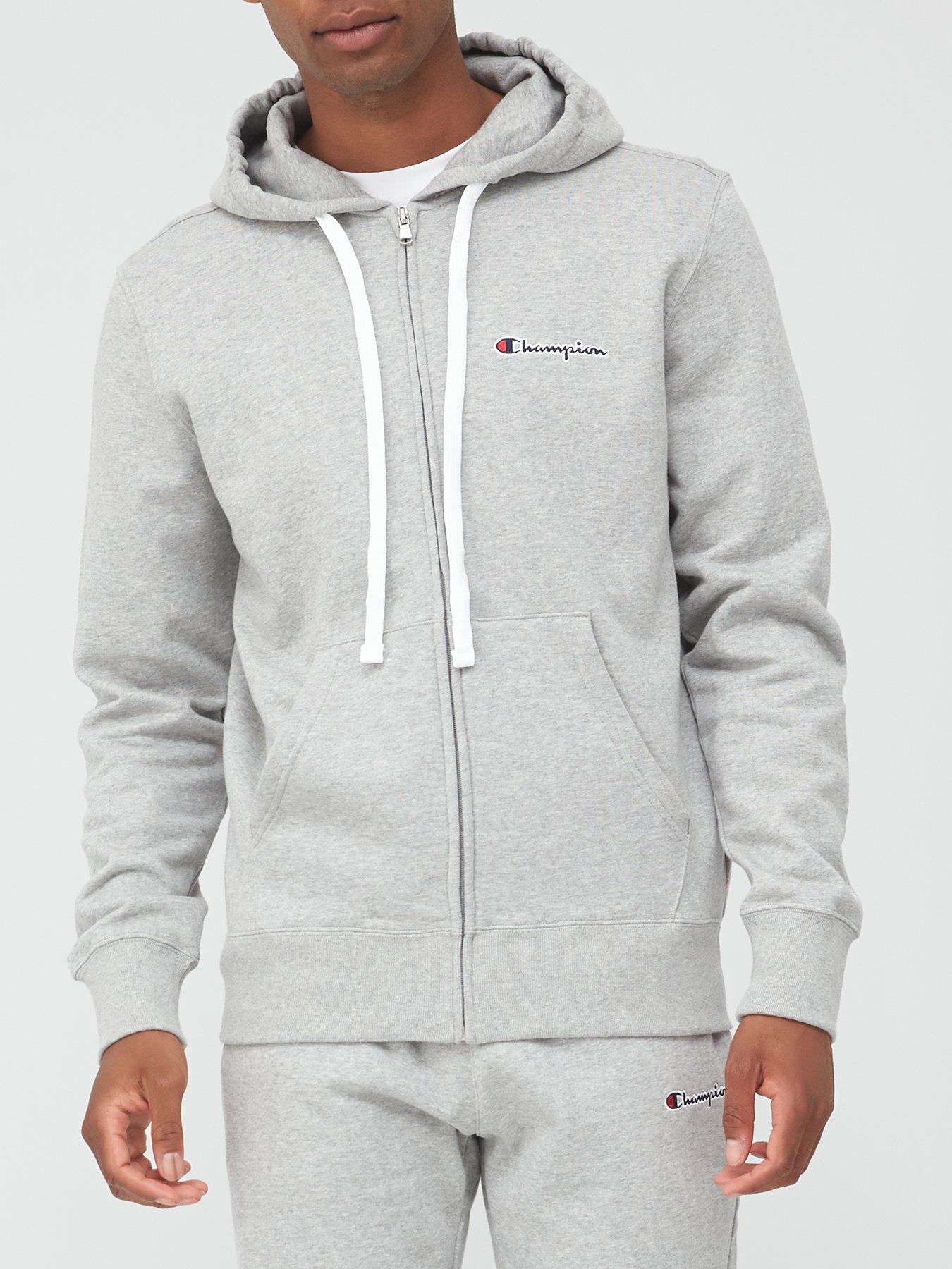 champion hoodie small logo