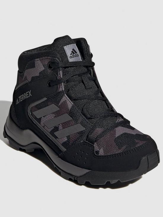 front image of adidas-terrex-hyperhiker-walking-shoe-blacknbsp