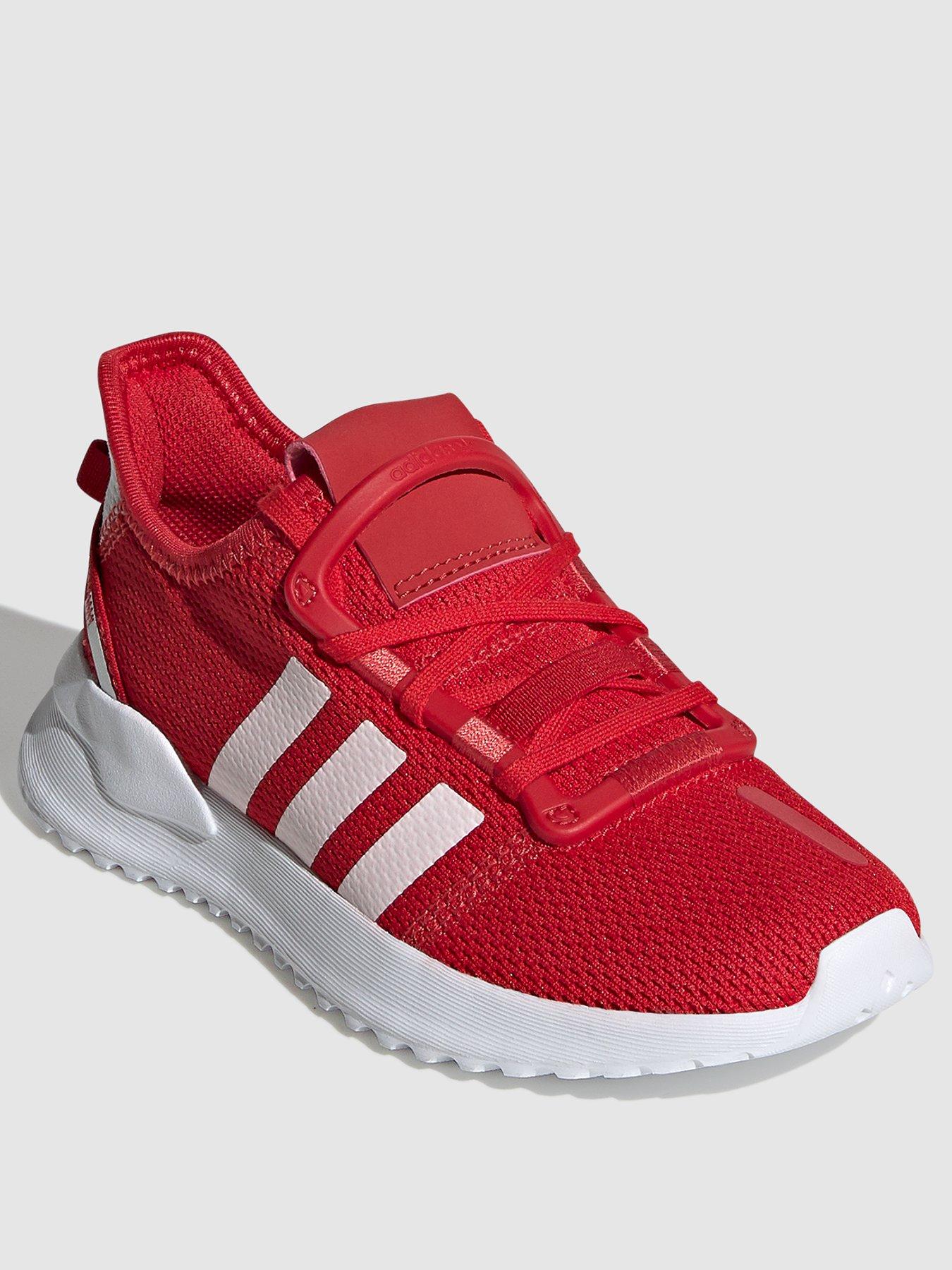 childrens red adidas trainers
