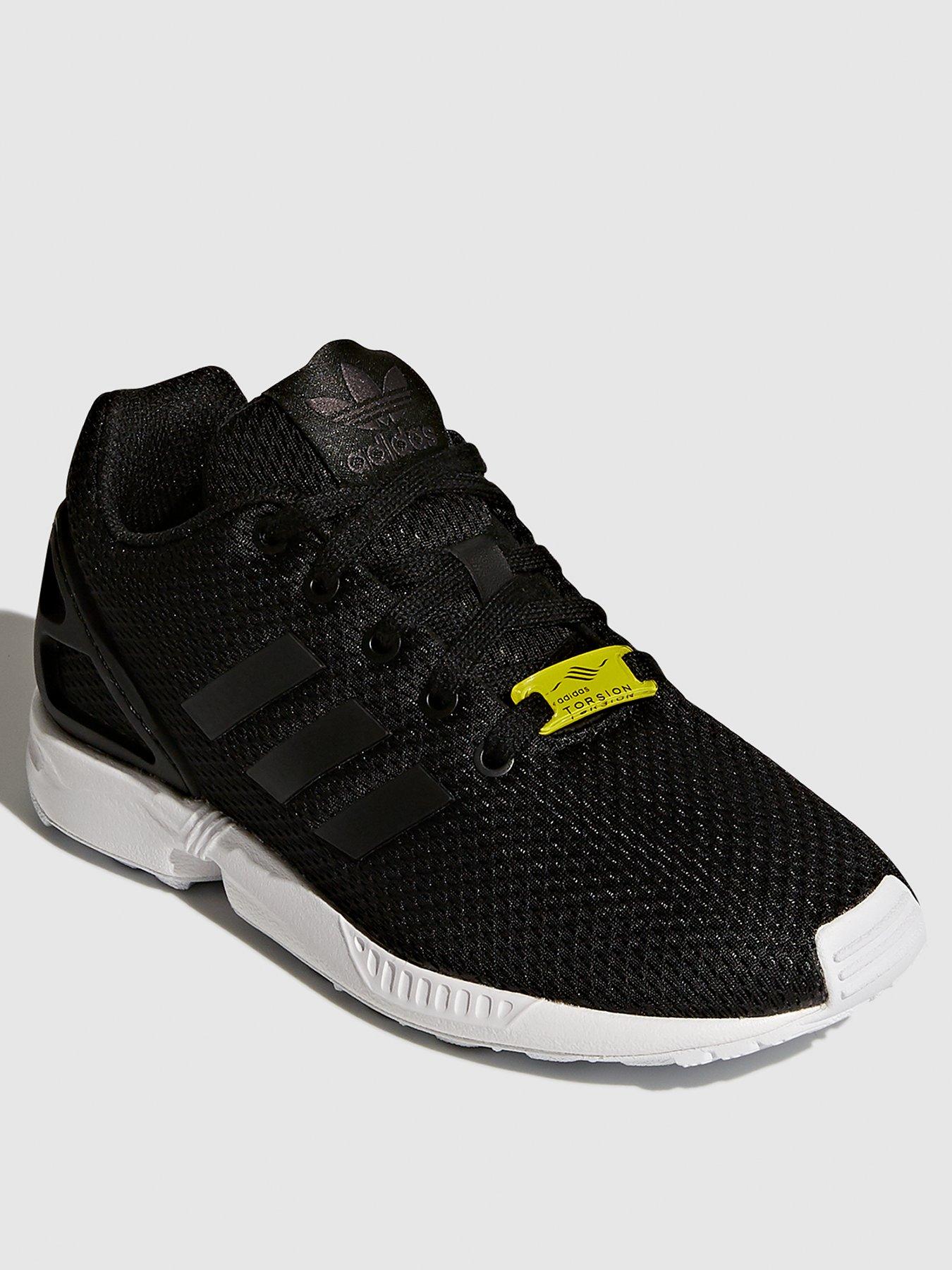 black adidas flux junior