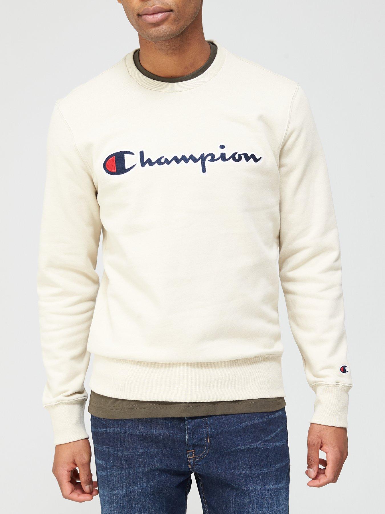 champion crewneck beige