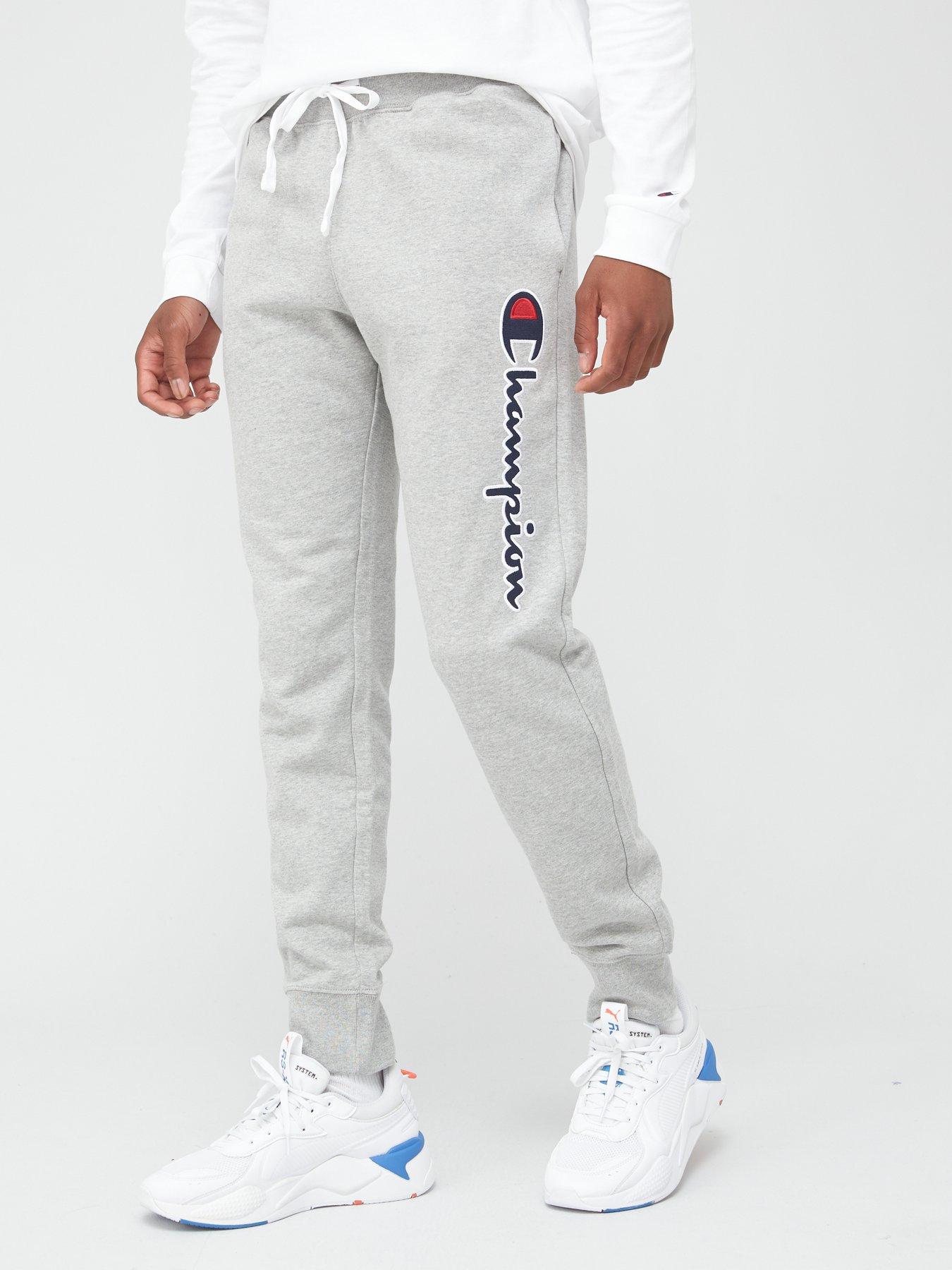champion grey tracksuit bottoms