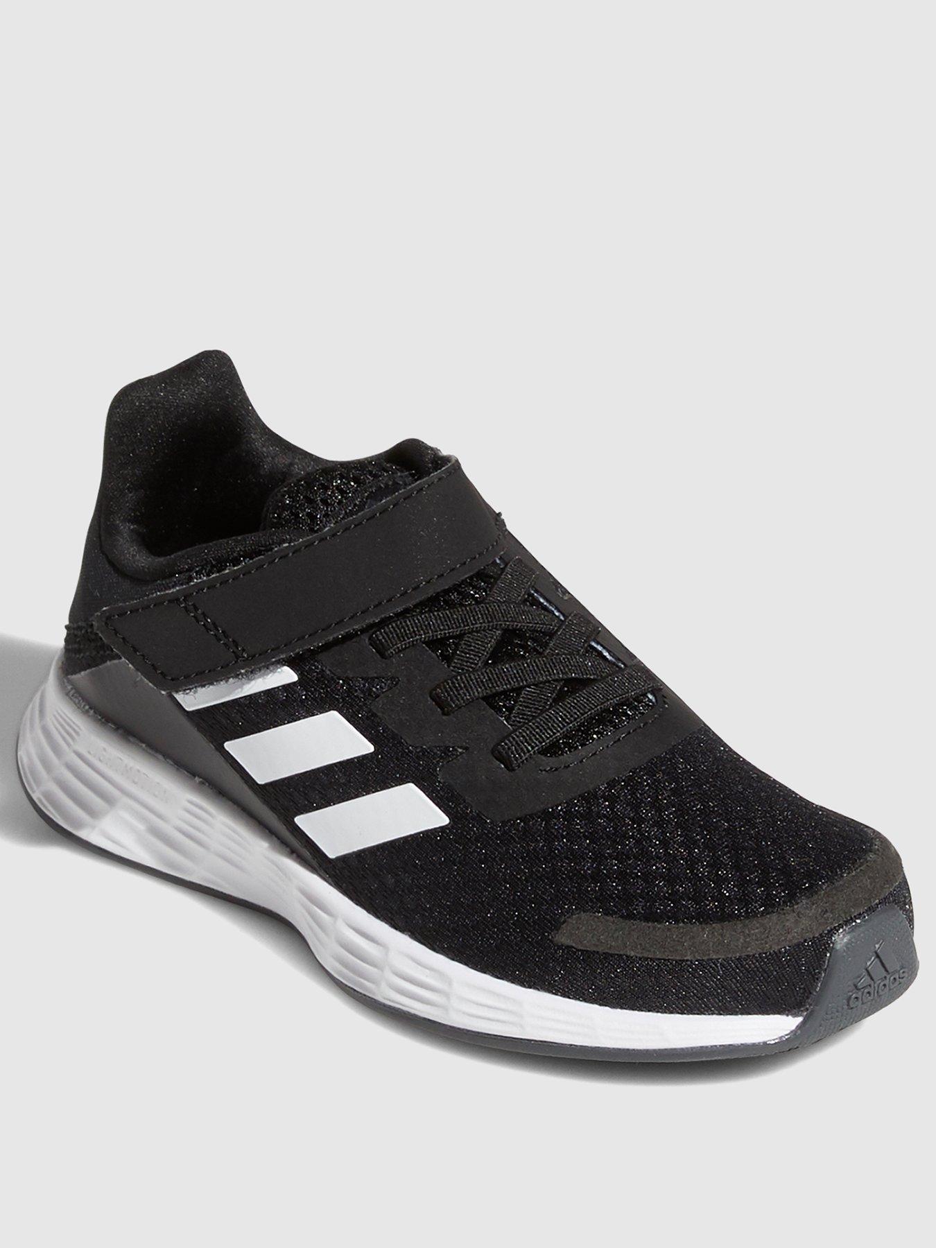 black adidas childrens trainers