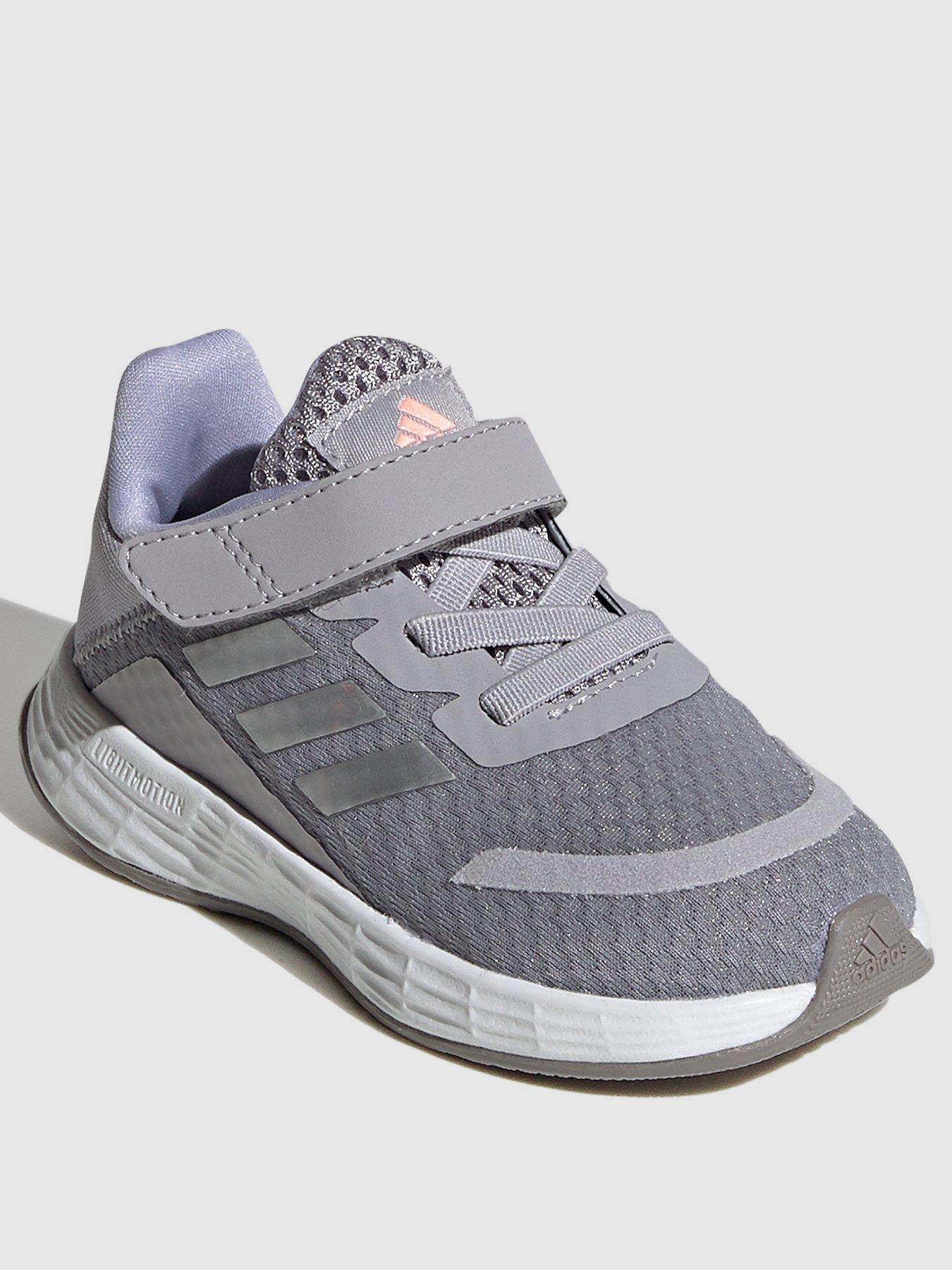 grey adidas infant trainers