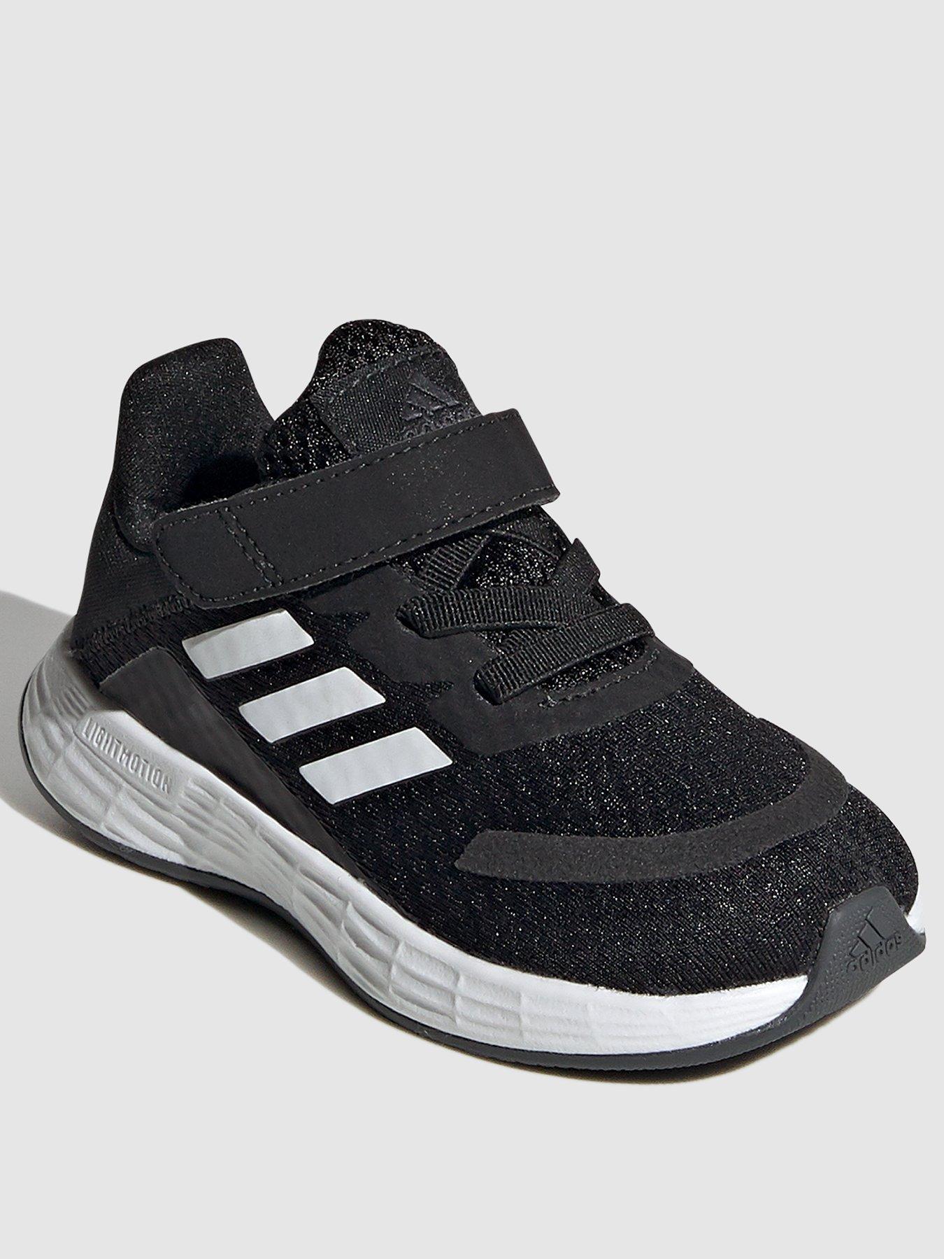 infant black adidas trainers
