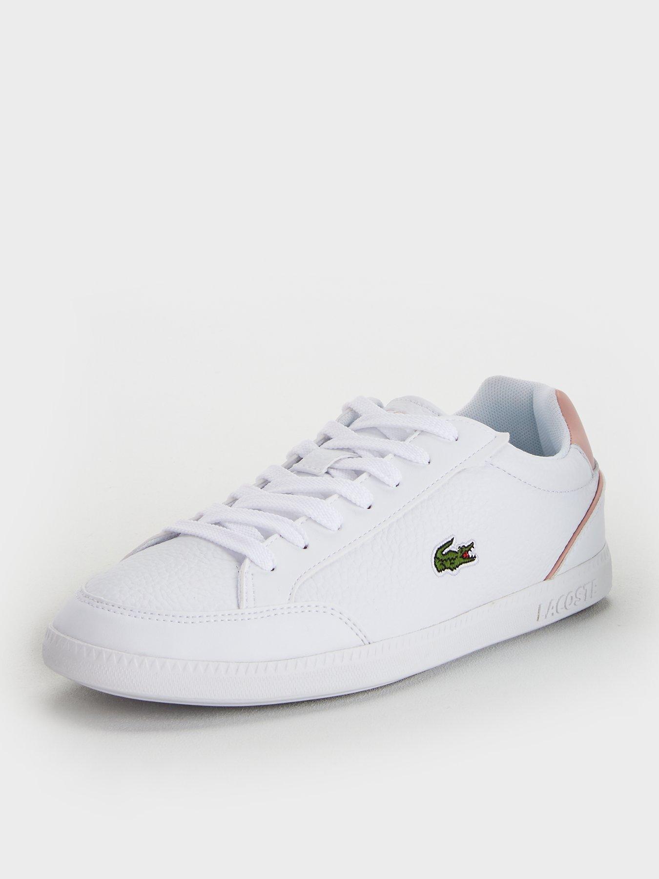 lacoste womens trainers black