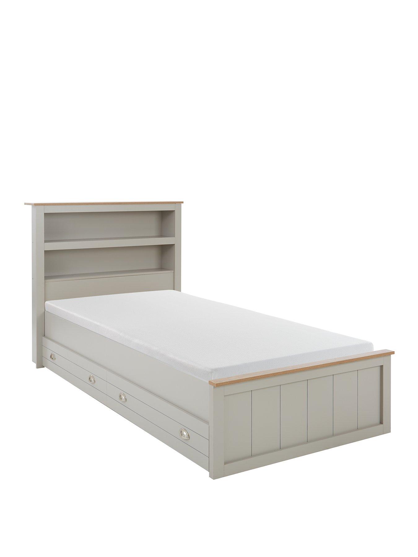 Very Home Atlanta Kids Single 2 Drawer Bed with Mattress Options (Buy