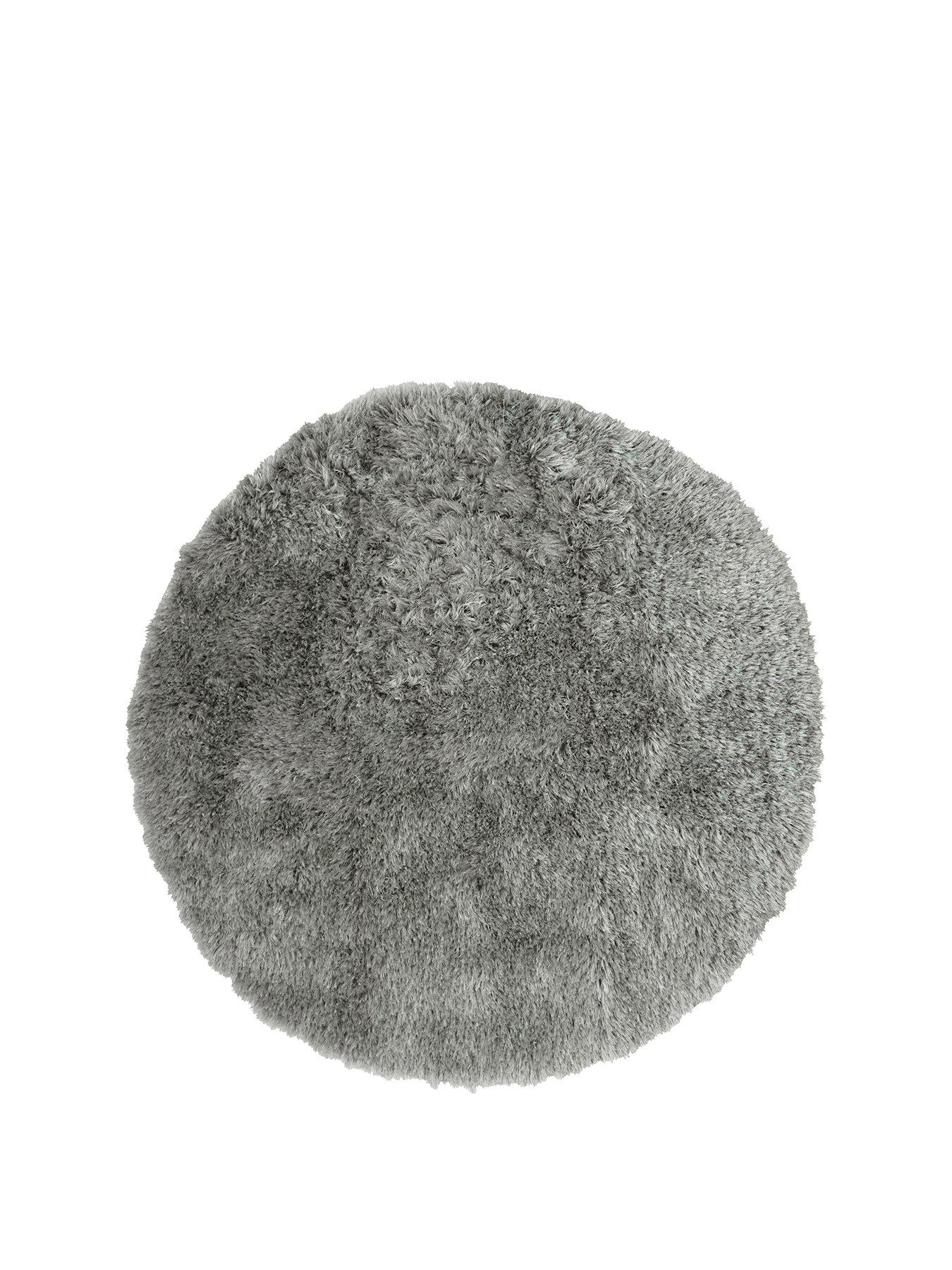  image of the-very-collection-circle-rug-grey