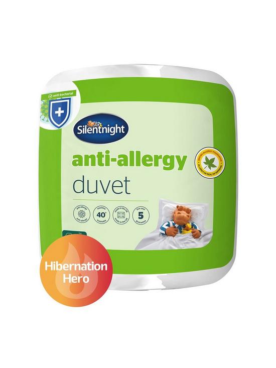 front image of silentnight-anti-allergy-single-duvet-135-tog-white