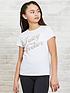  image of juicy-couture-girls-short-sleeve-classic-diamante-t-shirt-white