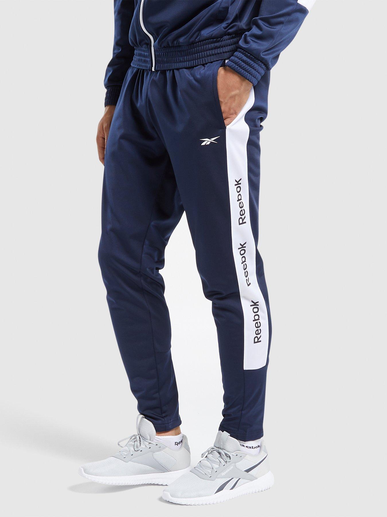 reebok tracksuit bottoms mens