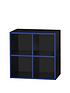  image of lloyd-pascal-virtuoso-4-cube-storage-with-blue-edging