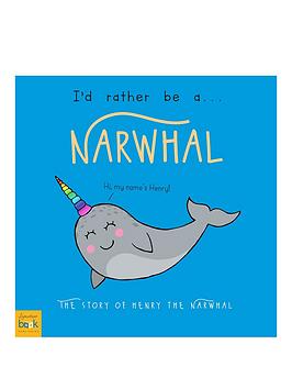 Very Personalised Id Rather Be A Narwhal Picture