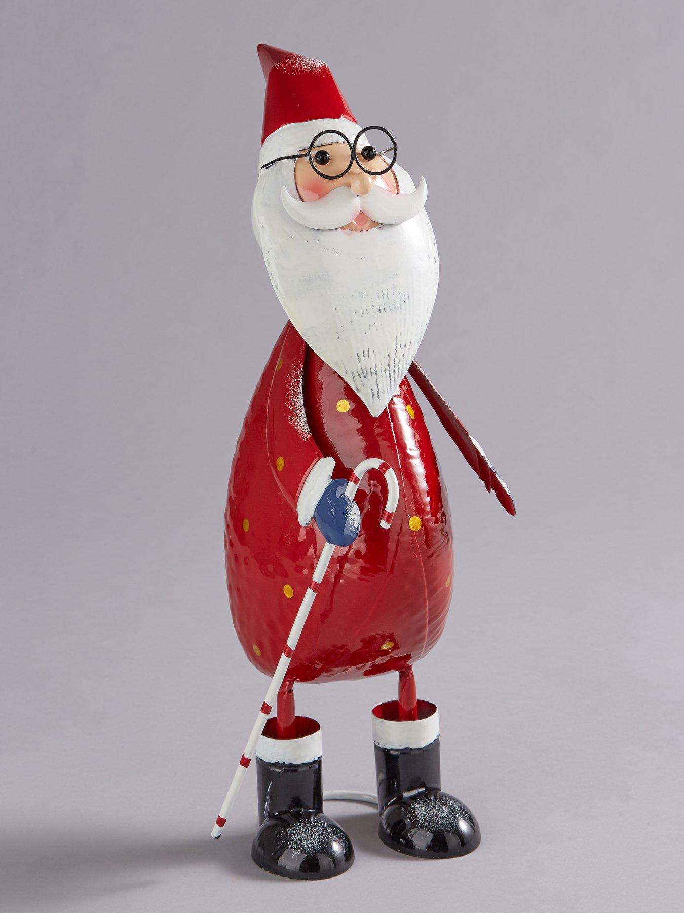 Image 2 of 5 of Three Kings Polka Santa Indoor/Outdoor Christmas Decoration (41.5cm)
